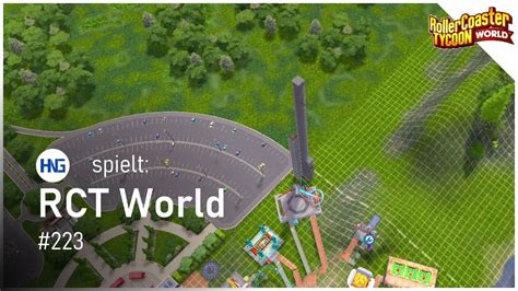 Flächenturm RollerCoaster Tycoon World 223 Deutsch YouTube