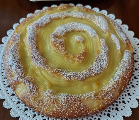 Torta Nua Di Mele E Crema Dolce Ricetta Facilissima