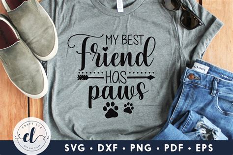 My Best Friend Has Paws Graphic By Craftlabsvg · Creative Fabrica