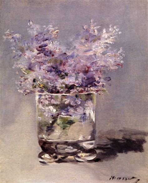 Edouard Manet Flowers In A Crystal Vase B Jk C Wn