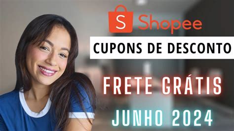 10 Cupons de Frete Grátis Shopee Cupom de Desconto Junho YouTube