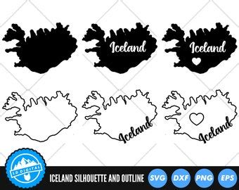 Iceland SVG | Iceland Cut Files | Iceland Outline SVG | Iceland ...