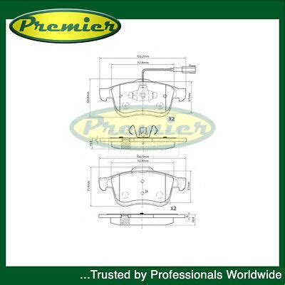 Premier Front Brake Pads Set Fits Fiat Doblo Ebay