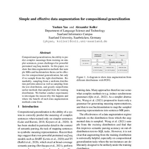 Simple And Effective Data Augmentation For Compositional Generalization Acl Anthology