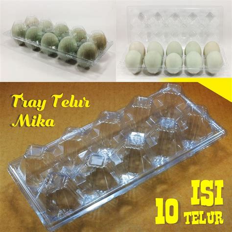 Jual Tray Telur Egg Tray Mika Telur Isi Butir Shopee Indonesia