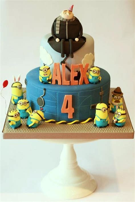 Despicable Me cake - Decorated Cake by Natasha Thomas - CakesDecor