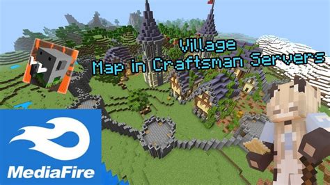 New Village Map For Craftsman Servers MCPE 0 15 10 Craftsman