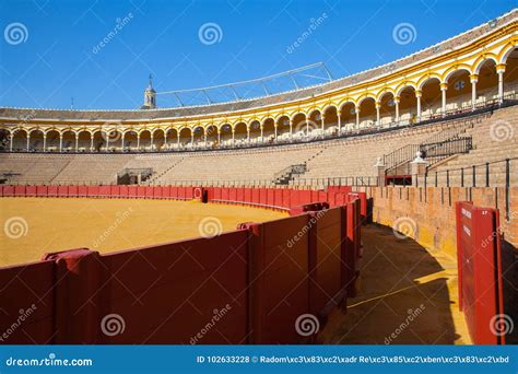 Bullfight Arena Plaza De Toros At Sevilla Spain Editorial Stock Photo