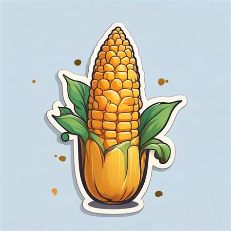 Premium Photo Corn Cartoon Vector Background