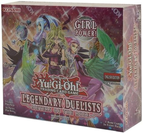 Yu Gi Oh Legendary Duelists Tcg Sisters Of The Rose Booster Display