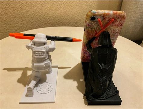 Star Wars 3d Printed Office Decor Darth Vader And Stormtroopers