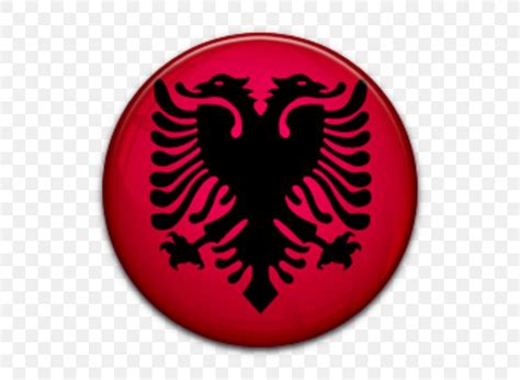 Flag Of Albania Albanian Double-headed Eagle, PNG, 600x600px, Albania ...