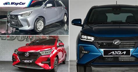 All New D A Perodua Axia Vs Toyota Agya Daihatsu Ayla Do