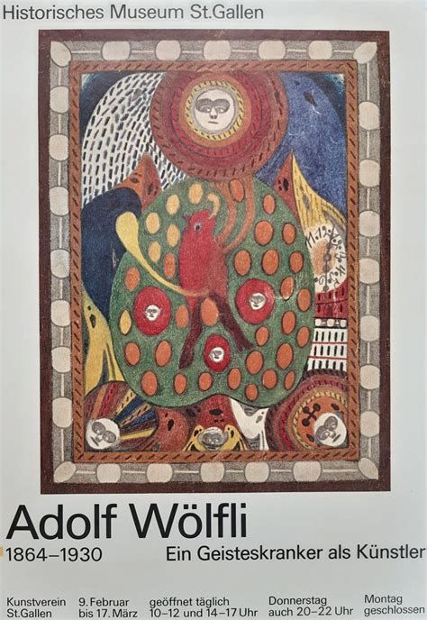 Adolf Wölfli Original Art Exhibition Poster Etsy In 2022 Art