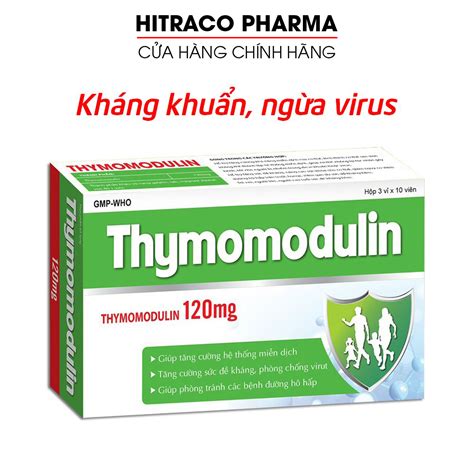 Viên uống thymomodulin 120mg tăng cường sức đề kháng kháng khẩn