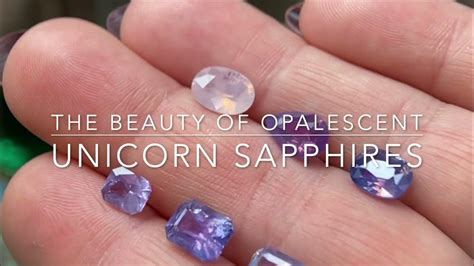 The Beauty Of Opalescent Unicorn Sapphires A T From Mother Nature