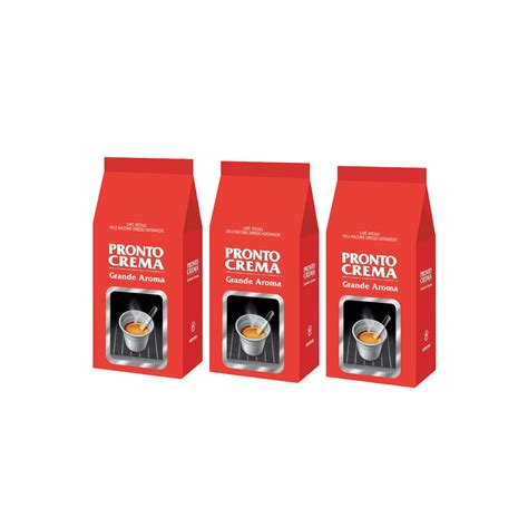 Lavazza Pronto Crema Café en Grains Italien Intensité 3 5 Blend 3 kg