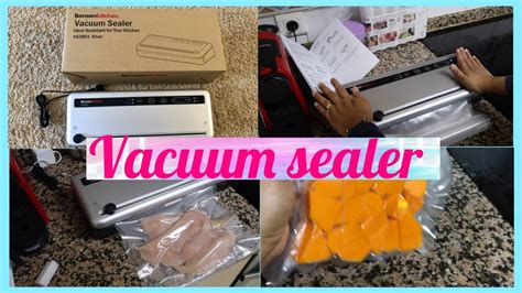 Bonsen Kitchen Vacuum Sealer Unboxing How To Use Vacuum Sealer