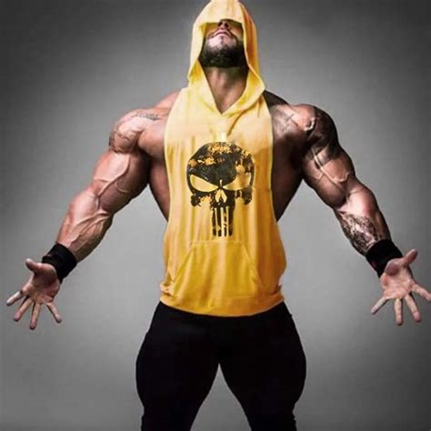 Skull Golds Bodybuilding Stringer Tank Tops Men Gyms Stringer Shirt