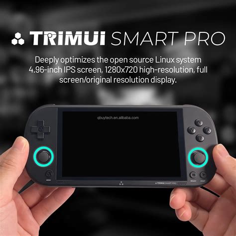 Trimui Smart Pro,Handheld Game Console 4.96 Inch Ips 1280x720 Screen ...