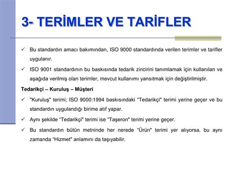 PPT TS EN ISO 9001 KALİTE YÖNETİM SİSTEMİ PowerPoint Presentation