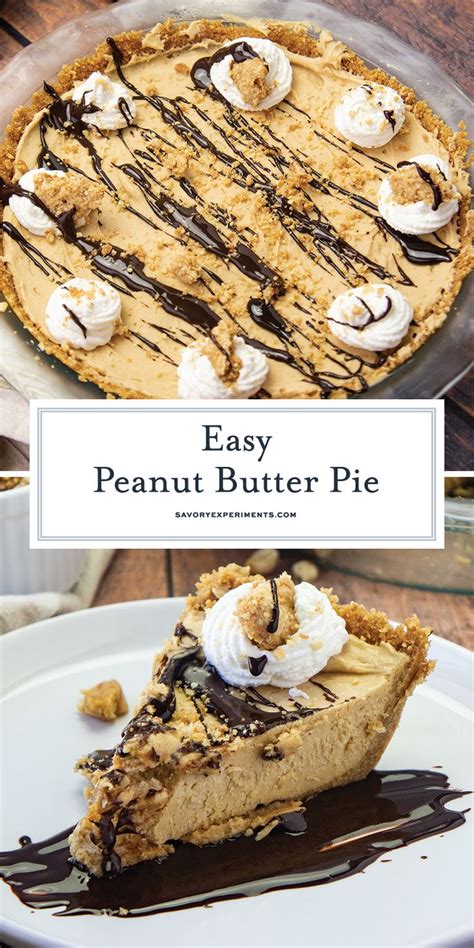 Decadent And Silky This Easy Peanut Butter Pie Is A No Bake Dessert