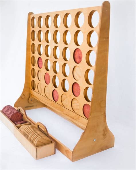 Giant Connect 4 — Woodbotherer Games Wooden Games Wooden Board Games Handcraft