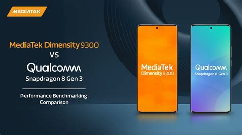 MediaTek Dimensity 9300 Vs Qualcomm Snapdragon 8 Gen 3 Performance