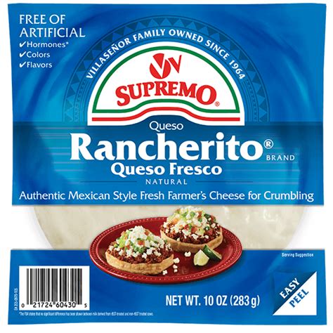 V V Supremo Foods Authentic Mexican Style Cheese Crema And Chorizo