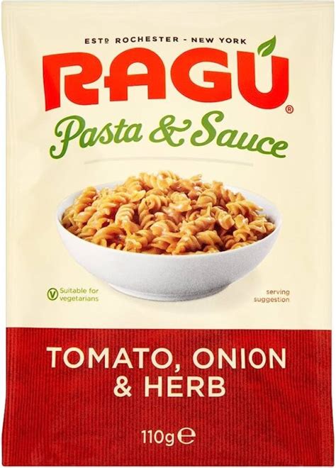 Ragu Tomato Onion And Herb Pasta And Sauce 110g The Pantry Expat Food