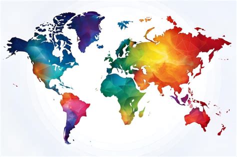 Mapa Do Mundo Foto Premium