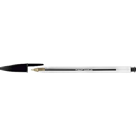 Bic Cristal Original Blackballpoint Pens 4 Pack Wilko