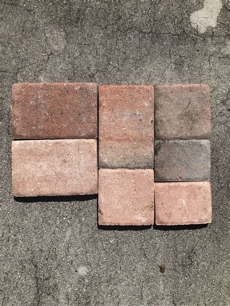 Beautiful pavers for patio and sidewalk. 1 inch thick, 2nd and 3rd