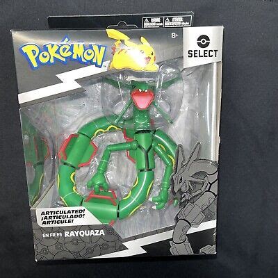 Pokemon Select Articulated Rayquaza 6 Action Figure With Stand Series