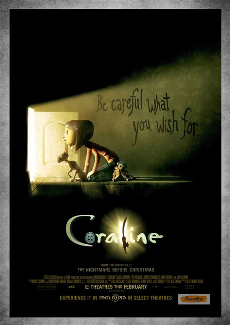 Coraline Movie Poster, Movie Poster sold by Handyman Company | SKU ...