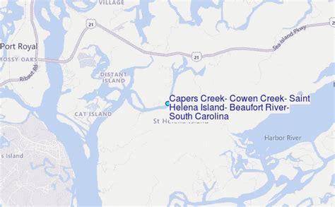 Capers Creek Cowen Creek Saint Helena Island Beaufort River South