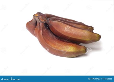 Red Bananas Isolated Stock Image Image Of Isolated 159630769