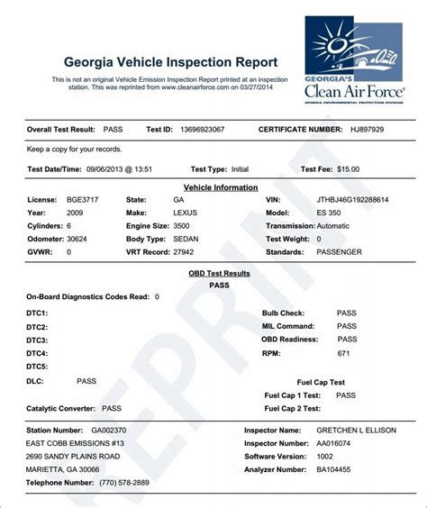 Vehicle Emissions Reprint Dvga