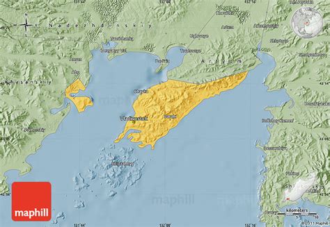 Savanna Style Map of Vladivostok