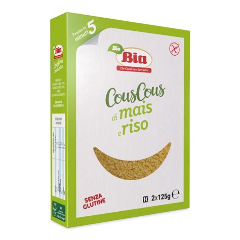 Cous Cous Di Mais E Riso BIO Senza Glutine 2x125g Linea Gusto E