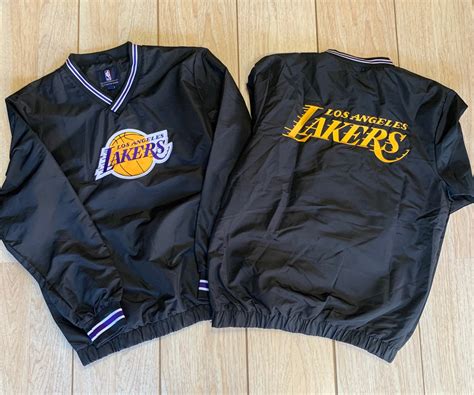 Los Angeles Lakers Mens Windbreaker Jacket Time Out Sports