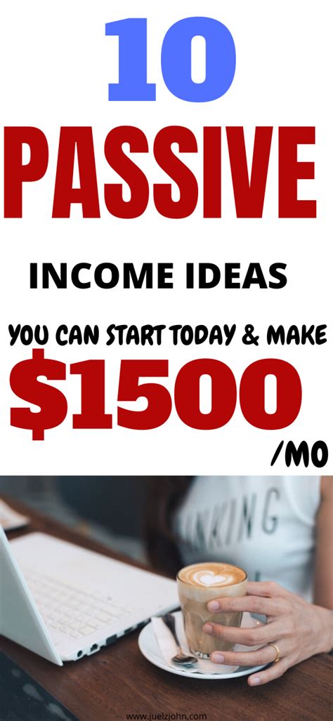 10 Best Passive Income Ideas You Can Start Today Juelzjohn