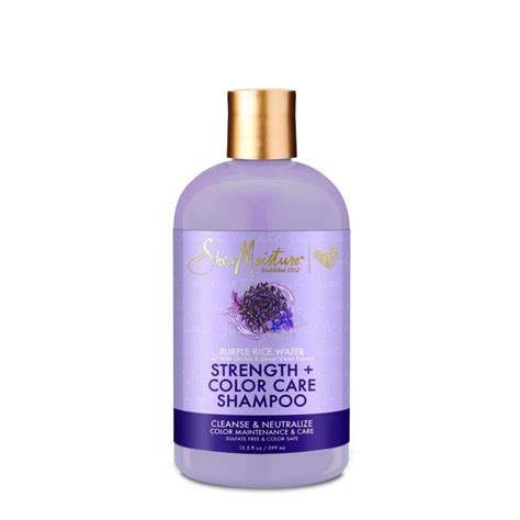 Shea Moisture Purple Rice Water Strength And Color Care Shampoo Prodotti Vanitycase It