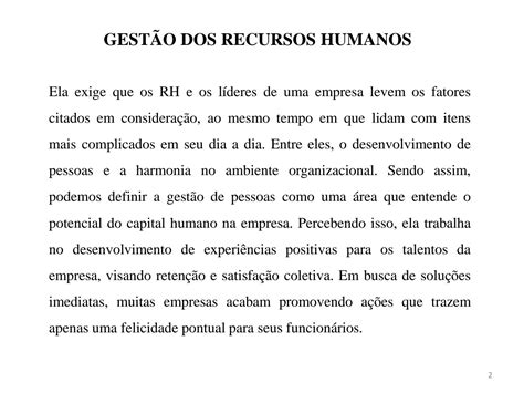 Solution Aula Gestao De Recursos Humanos Studypool