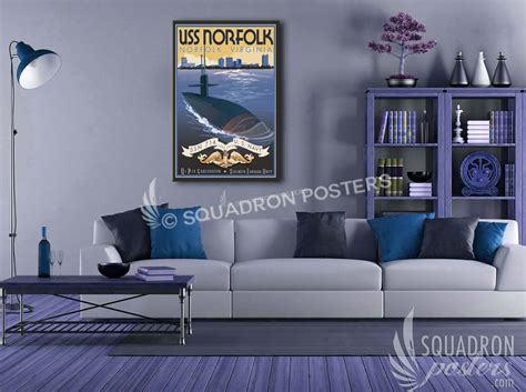 Norfolk Virginia Uss Norfolk Ssn 714 Squadron Posters