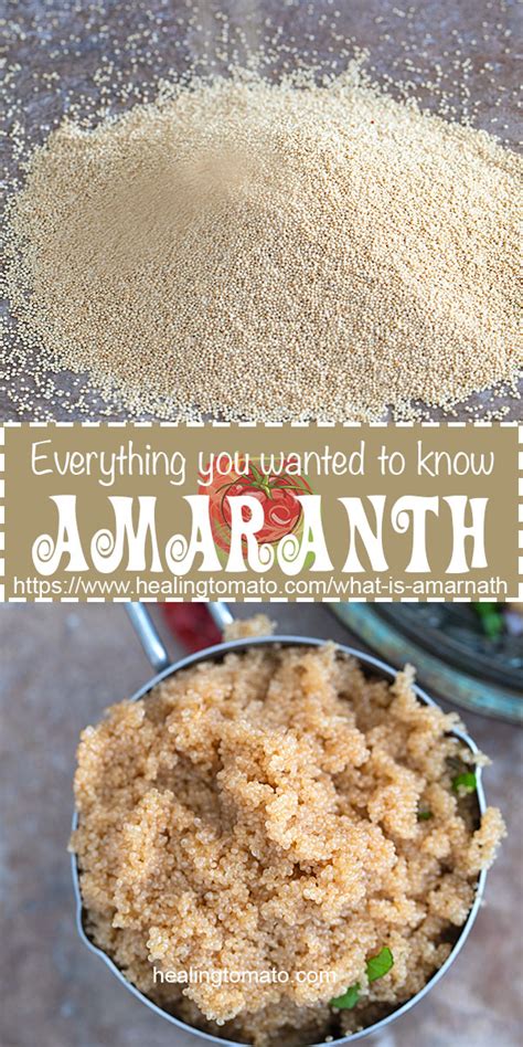 Amaranth What Is It And How To Cook It Healing Tomato Recipes