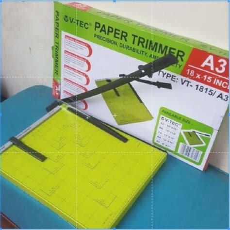 Jual Paper Cutter Kertas Ukuran A3 18x15 Inch V Tec Paper Trimmer Vt