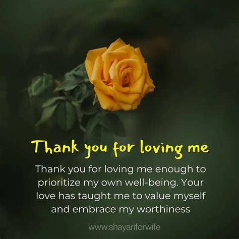 Heartfelt Thank You For Loving Me Quotes Expressing Gratitude For Unconditional Love Shayari