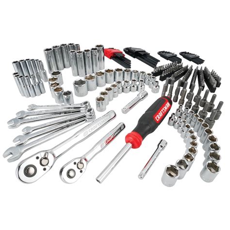 Craftsman 224 Piece Standard Sae And Metric Combination Polished