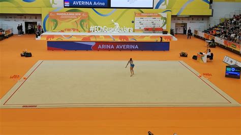 Arina Averina Ball EChGuadalajara 2018 YouTube